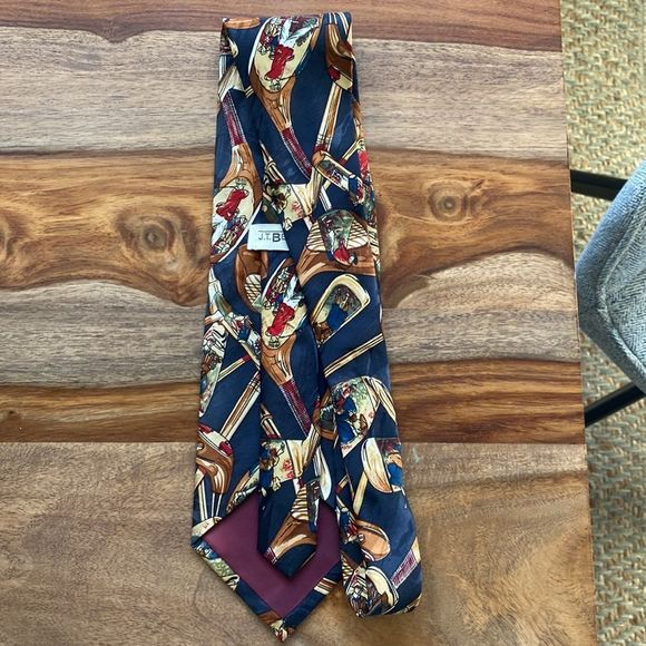 Vintage Golf J.T. Beckett Silk Tie - Picture 3 of 6
